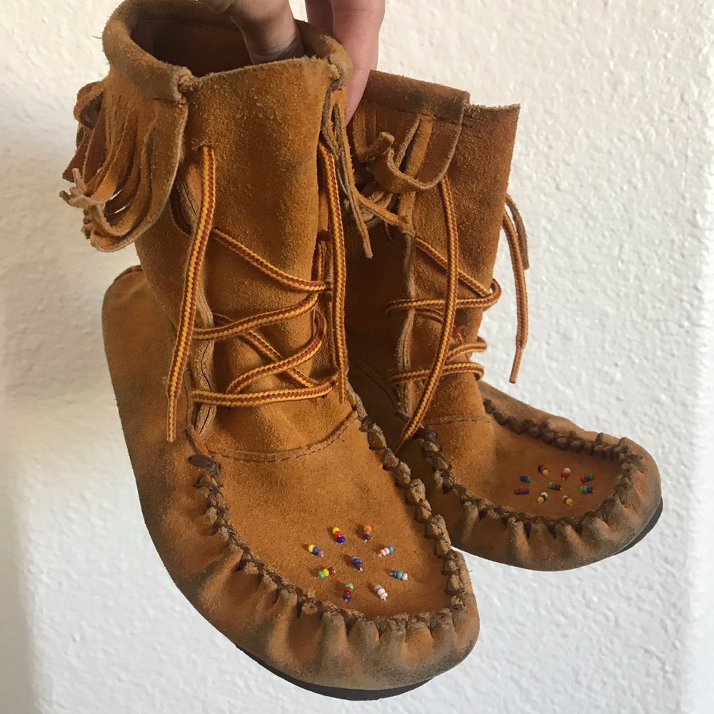 Real suede/leather moccasins